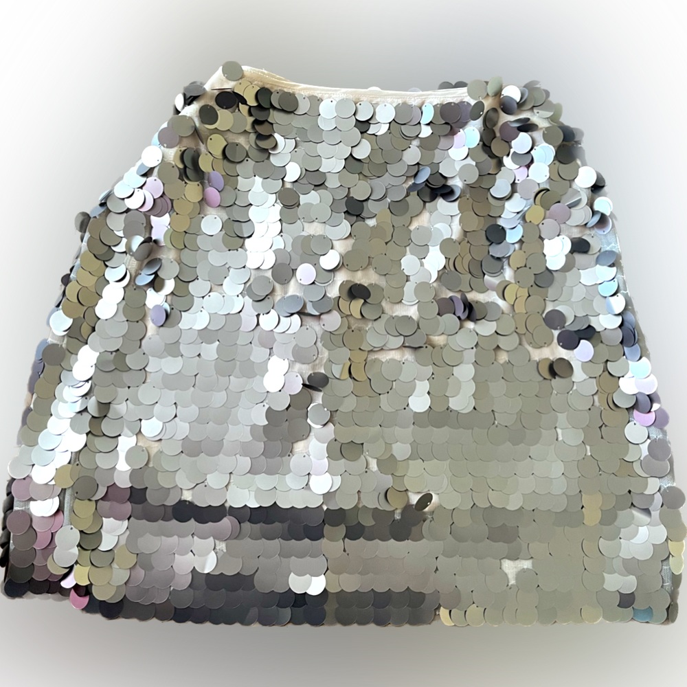 Sequined Mini Skirt